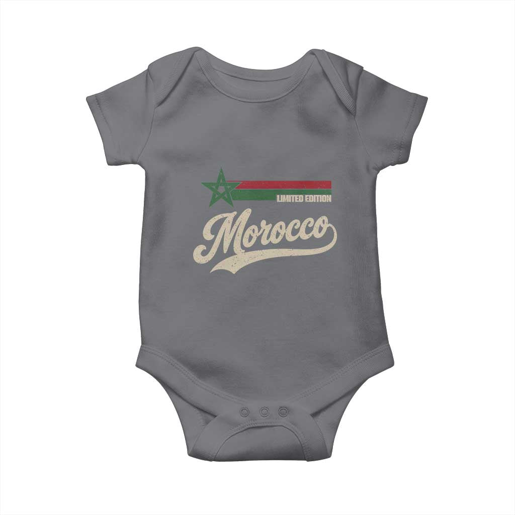 Morocco Baby Onesie Limited Edition Vintage Moroccan Pride Retro