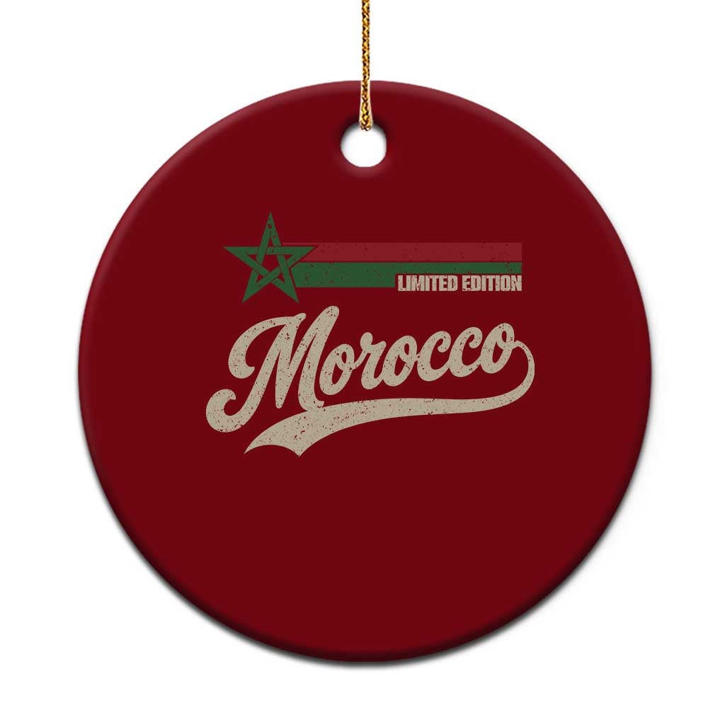 Morocco Ceramic Ornament Limited Edition Vintage Moroccan Pride Retro