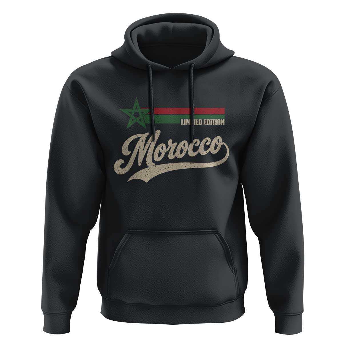 Morocco Hoodie Limited Edition Vintage Moroccan Pride Retro