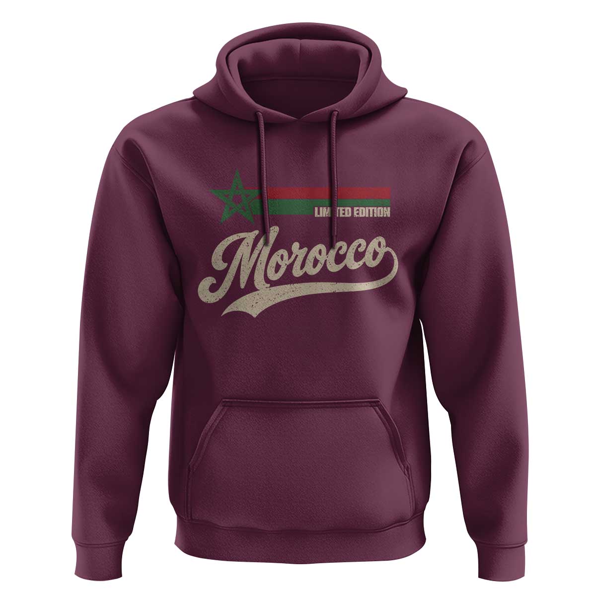 Morocco Hoodie Limited Edition Vintage Moroccan Pride Retro