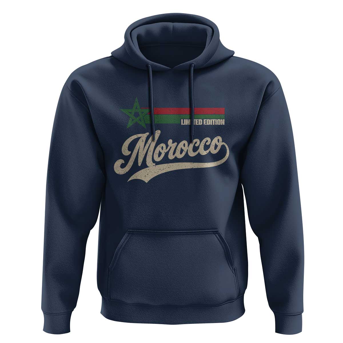 Morocco Hoodie Limited Edition Vintage Moroccan Pride Retro