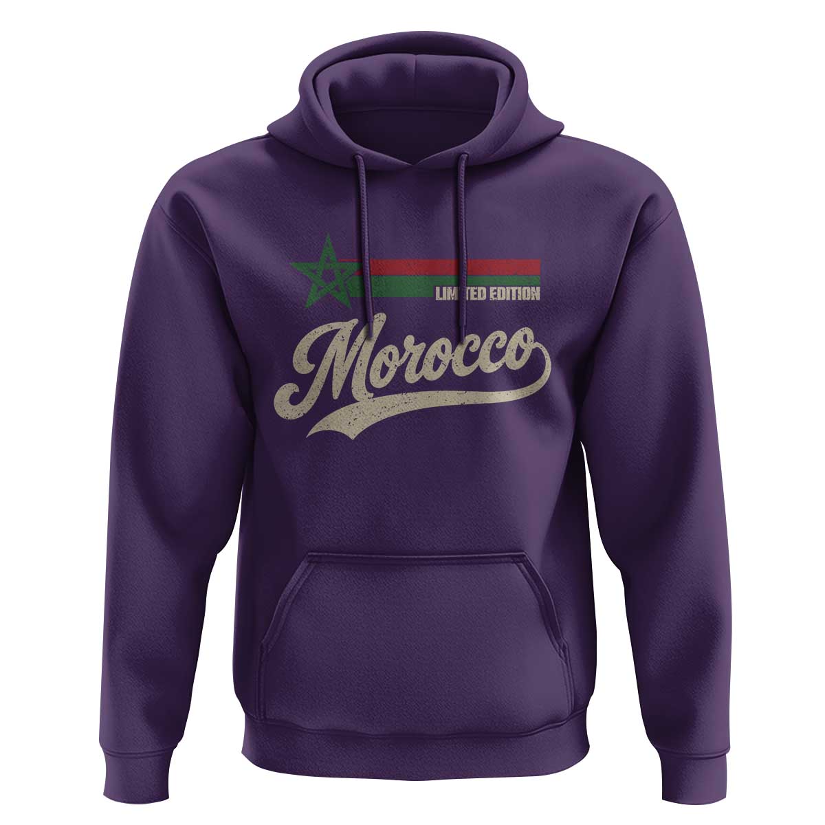 Morocco Hoodie Limited Edition Vintage Moroccan Pride Retro