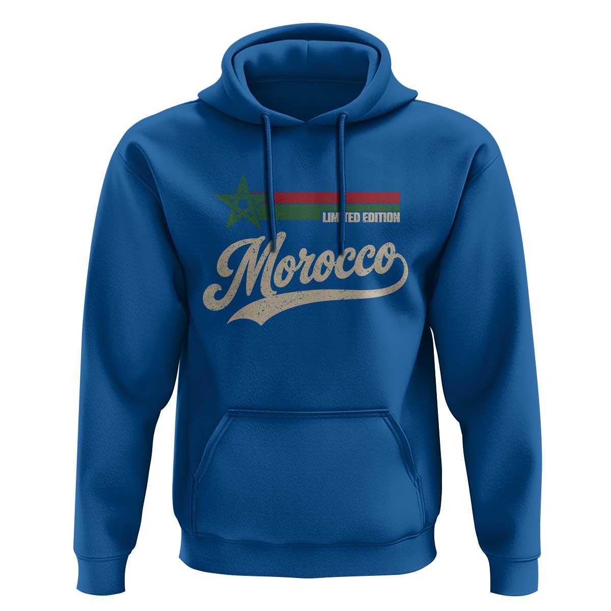 Morocco Hoodie Limited Edition Vintage Moroccan Pride Retro