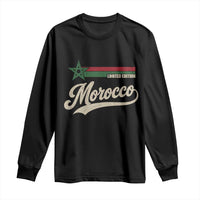 Morocco Long Sleeve Shirt Limited Edition Vintage Moroccan Pride Retro