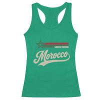 Morocco Racerback Tank Top Limited Edition Vintage Moroccan Pride Retro