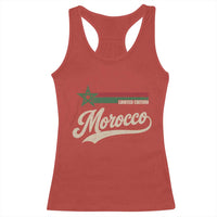 Morocco Racerback Tank Top Limited Edition Vintage Moroccan Pride Retro