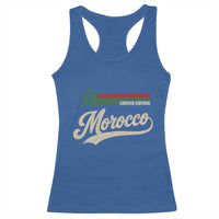 Morocco Racerback Tank Top Limited Edition Vintage Moroccan Pride Retro
