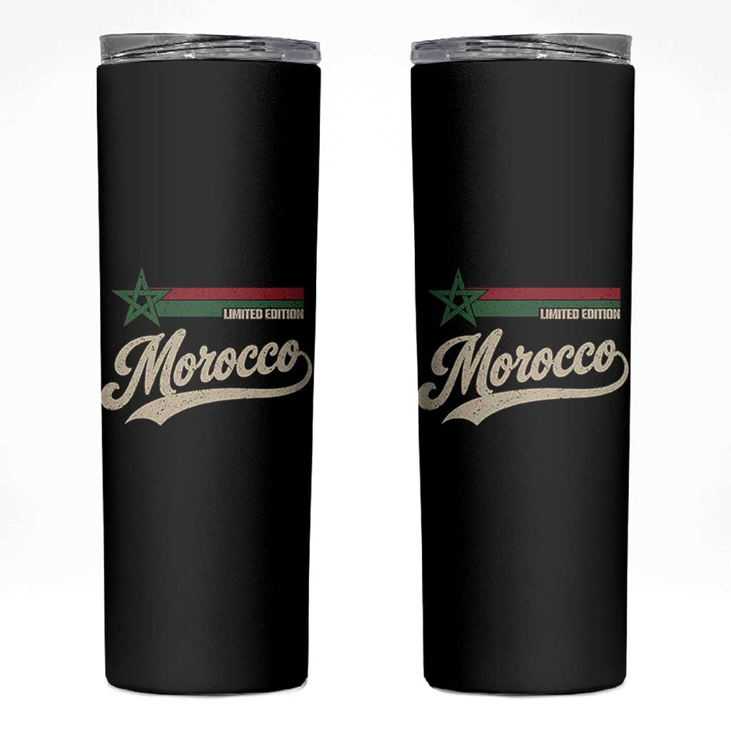 Morocco Skinny Tumbler Limited Edition Vintage Moroccan Pride Retro