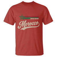 Morocco T Shirt Limited Edition Vintage Moroccan Pride Retro