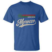 Morocco T Shirt Limited Edition Vintage Moroccan Pride Retro