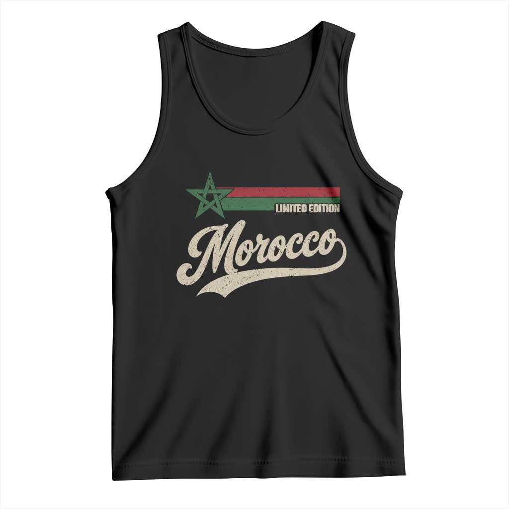 Morocco Tank Top Limited Edition Vintage Moroccan Pride Retro