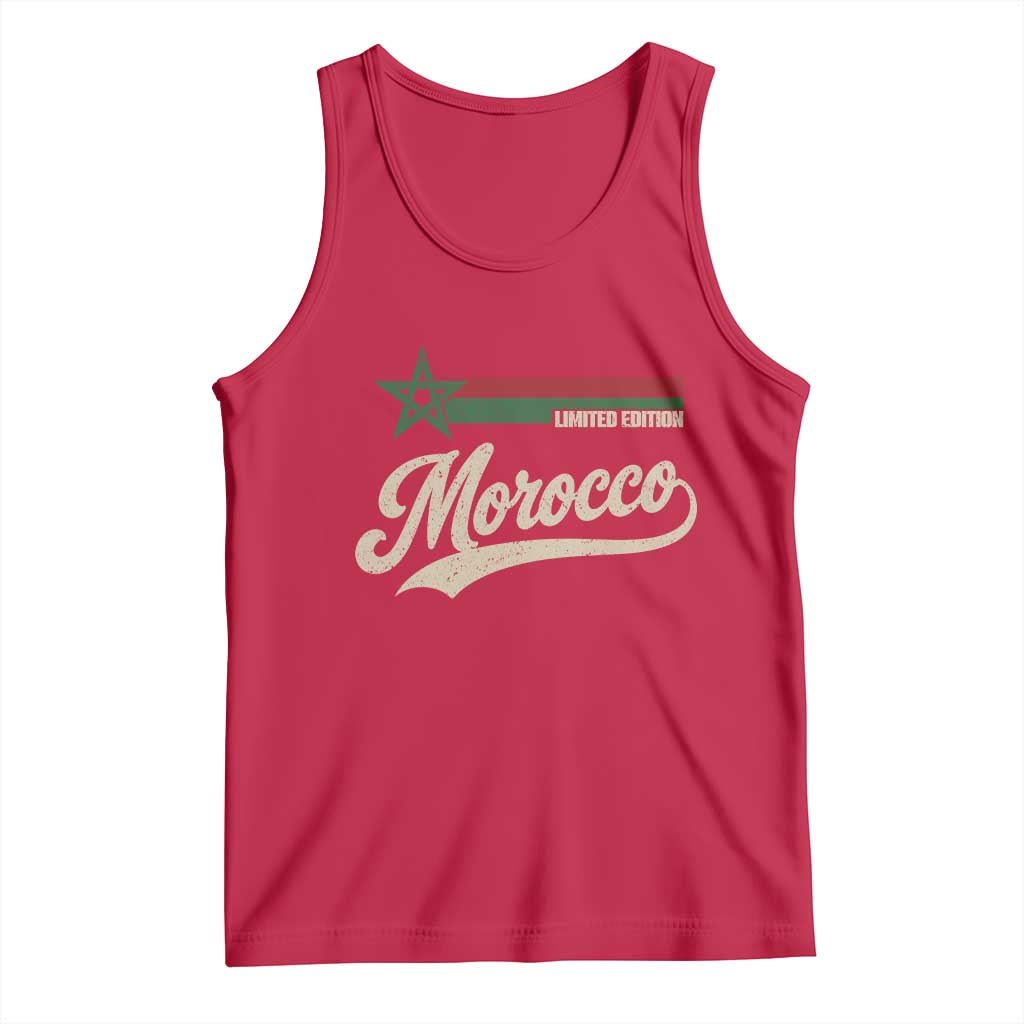 Morocco Tank Top Limited Edition Vintage Moroccan Pride Retro