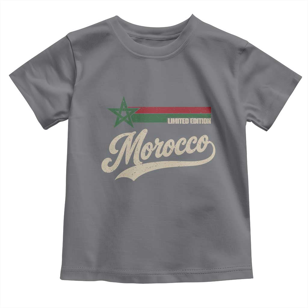 Morocco Toddler T Shirt Limited Edition Vintage Moroccan Pride Retro