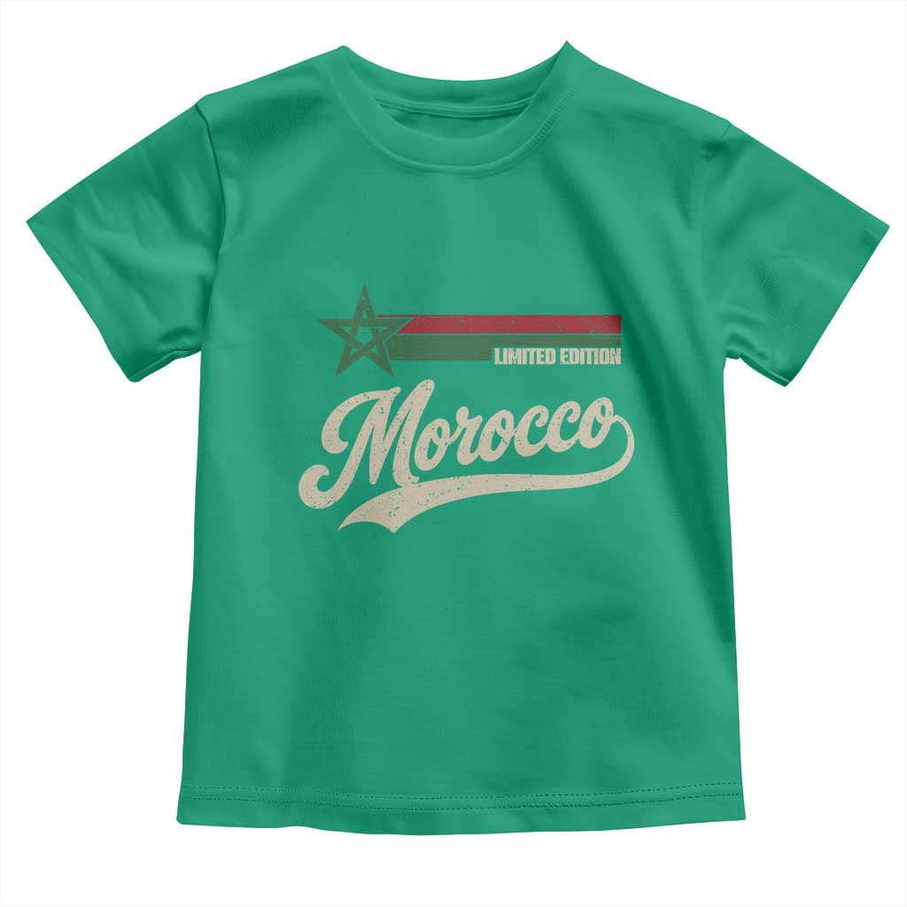 Morocco Toddler T Shirt Limited Edition Vintage Moroccan Pride Retro