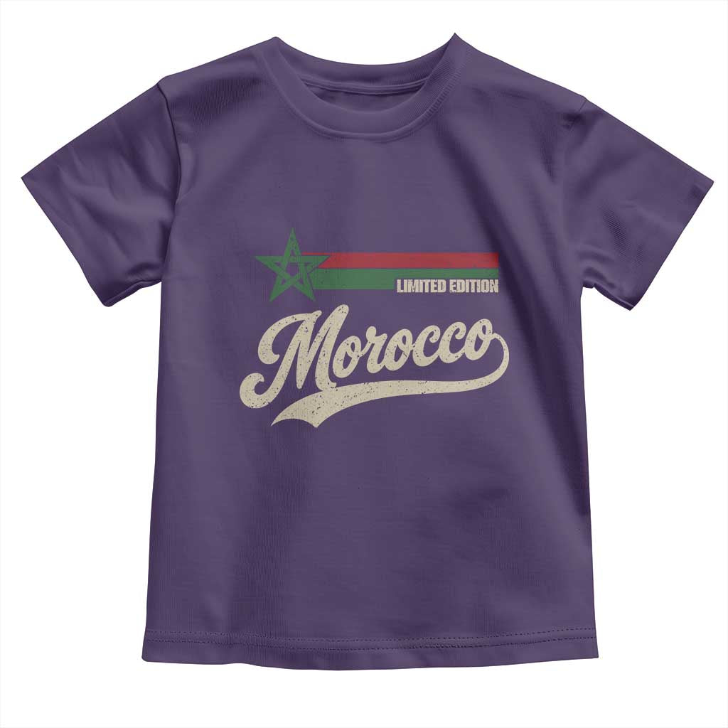 Morocco Toddler T Shirt Limited Edition Vintage Moroccan Pride Retro