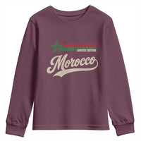 Morocco Youth Sweatshirt Limited Edition Vintage Moroccan Pride Retro
