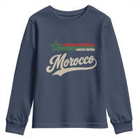 Morocco Youth Sweatshirt Limited Edition Vintage Moroccan Pride Retro