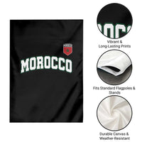 Morocco Moroccan Flag Vintage Pride Garden Flag