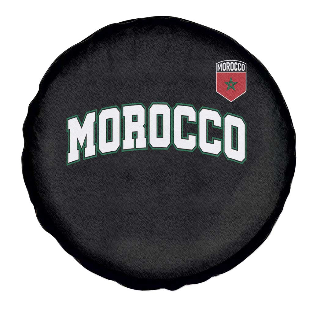 Morocco Moroccan Flag Vintage Pride Spare Tire Cover