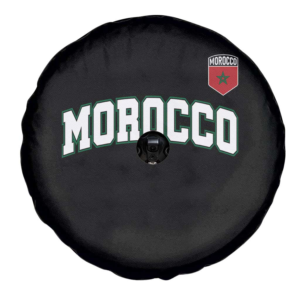 Morocco Moroccan Flag Vintage Pride Spare Tire Cover