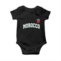 Morocco Moroccan Flag Vintage Pride Baby Onesie