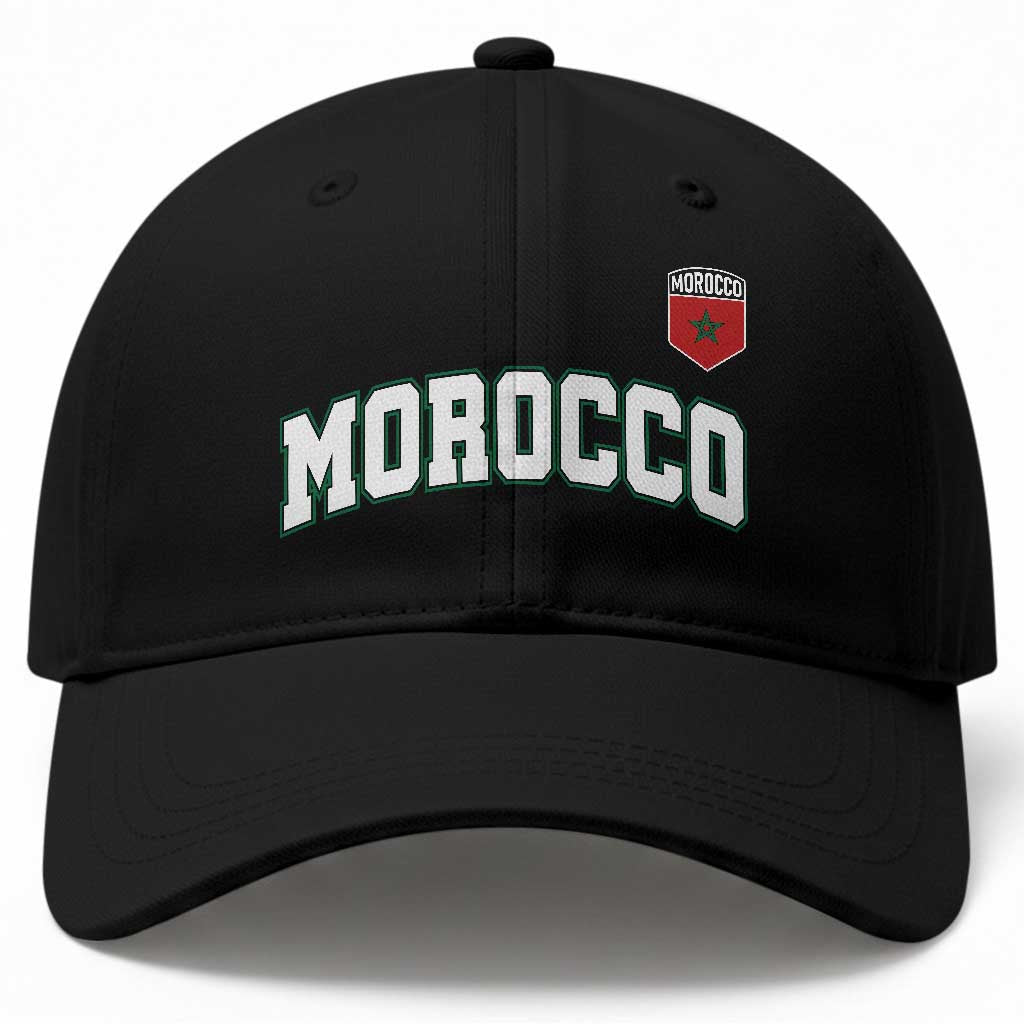 Morocco Moroccan Flag Vintage Pride Baseball Cap
