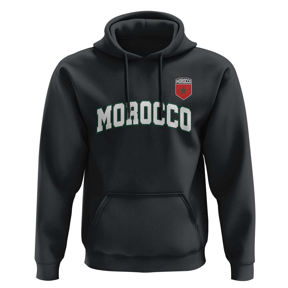 Morocco Moroccan Flag Vintage Pride Hoodie