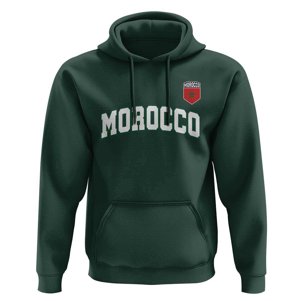 Morocco Moroccan Flag Vintage Pride Hoodie