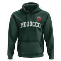 Morocco Moroccan Flag Vintage Pride Hoodie