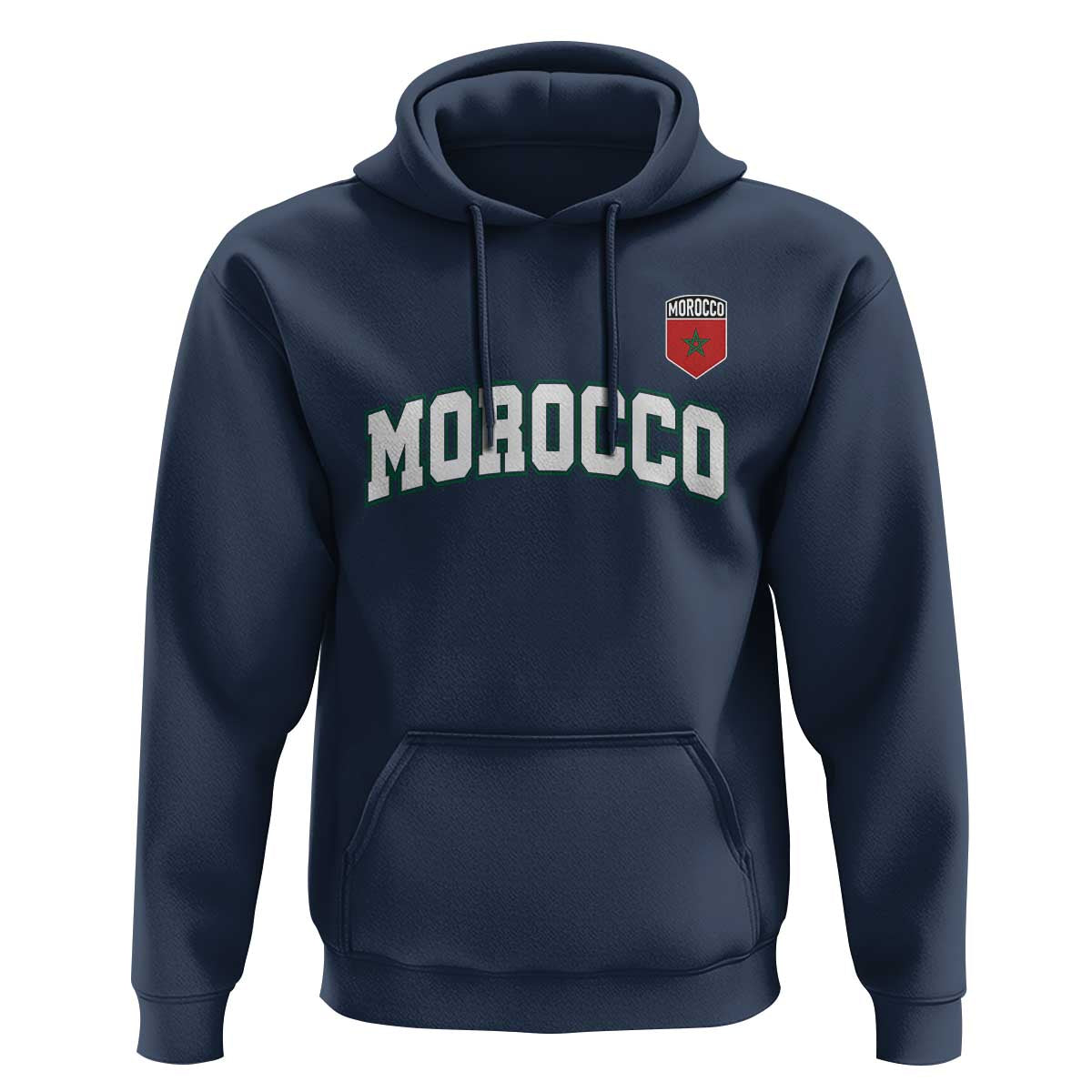 Morocco Moroccan Flag Vintage Pride Hoodie