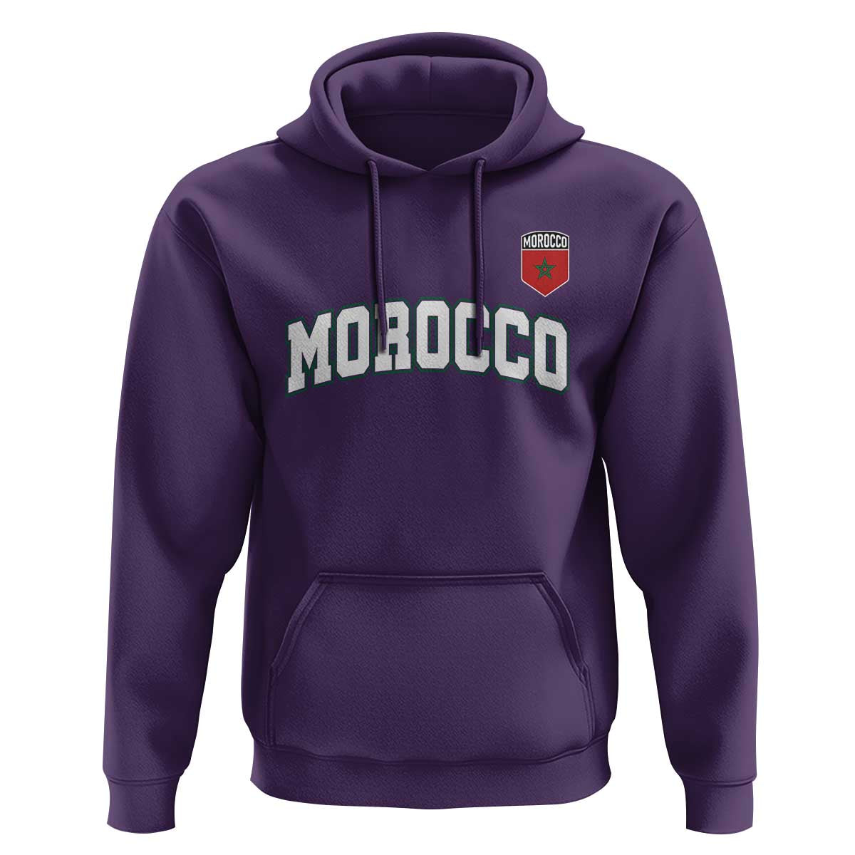 Morocco Moroccan Flag Vintage Pride Hoodie
