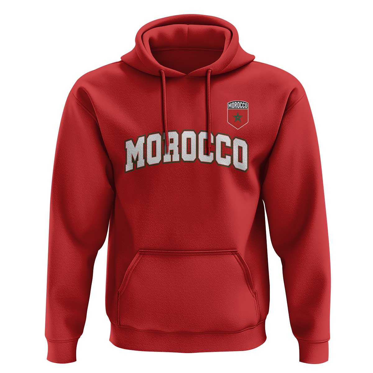 Morocco Moroccan Flag Vintage Pride Hoodie