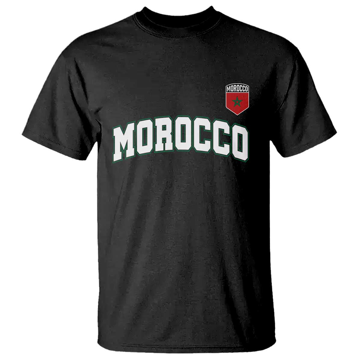 Morocco Moroccan Flag Vintage Pride T Shirt