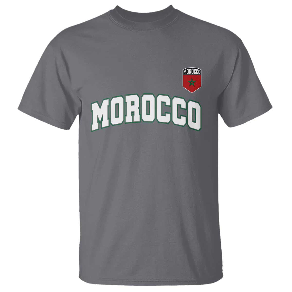 Morocco Moroccan Flag Vintage Pride T Shirt