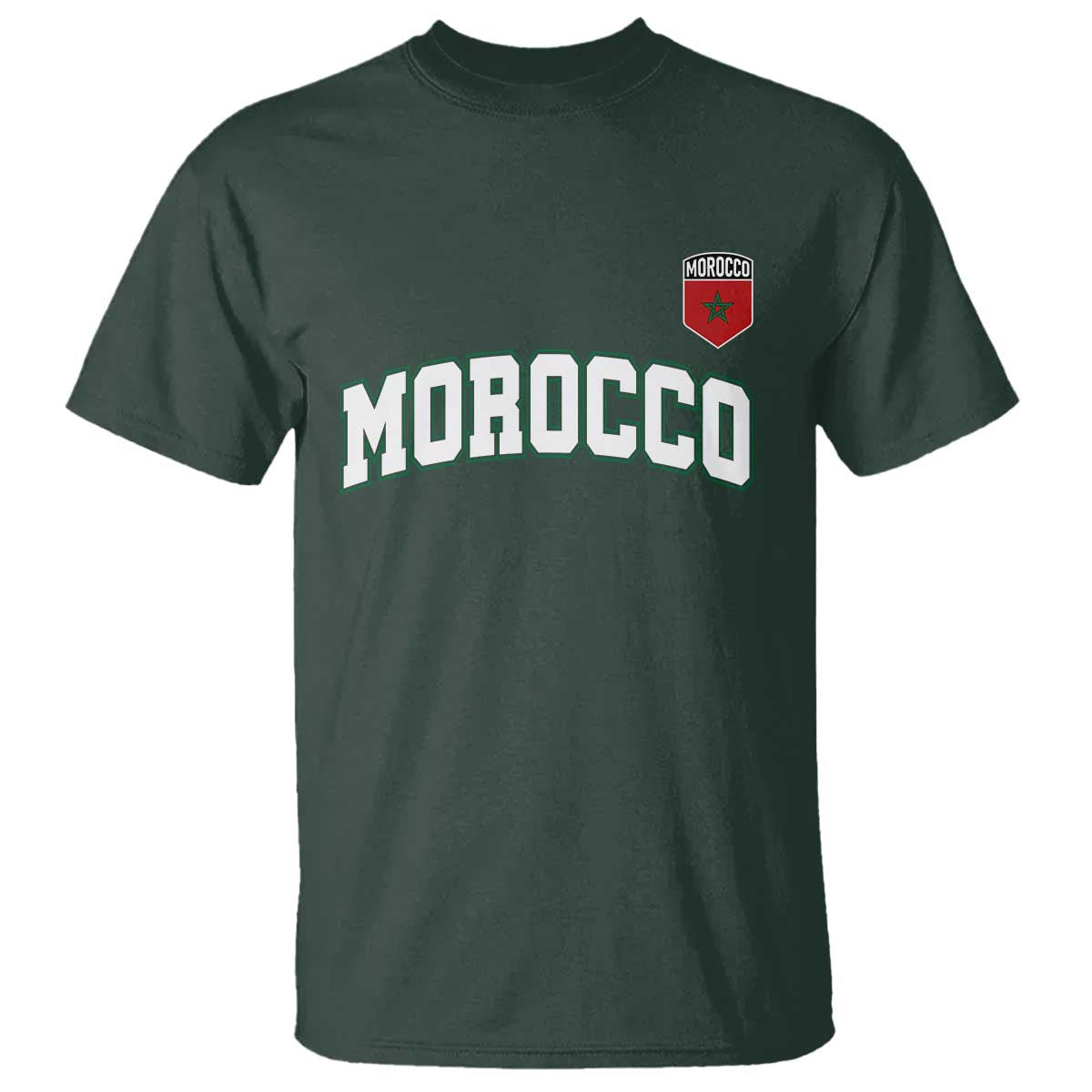 Morocco Moroccan Flag Vintage Pride T Shirt