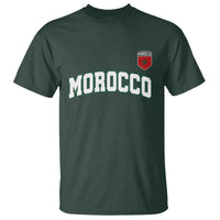 Morocco Moroccan Flag Vintage Pride T Shirt