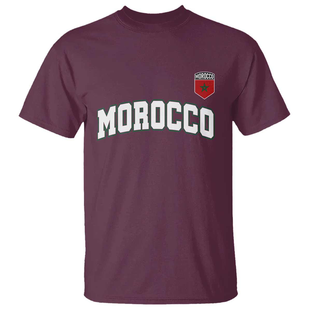 Morocco Moroccan Flag Vintage Pride T Shirt