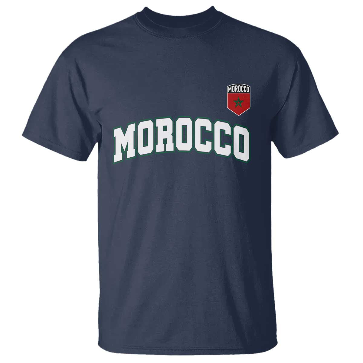 Morocco Moroccan Flag Vintage Pride T Shirt