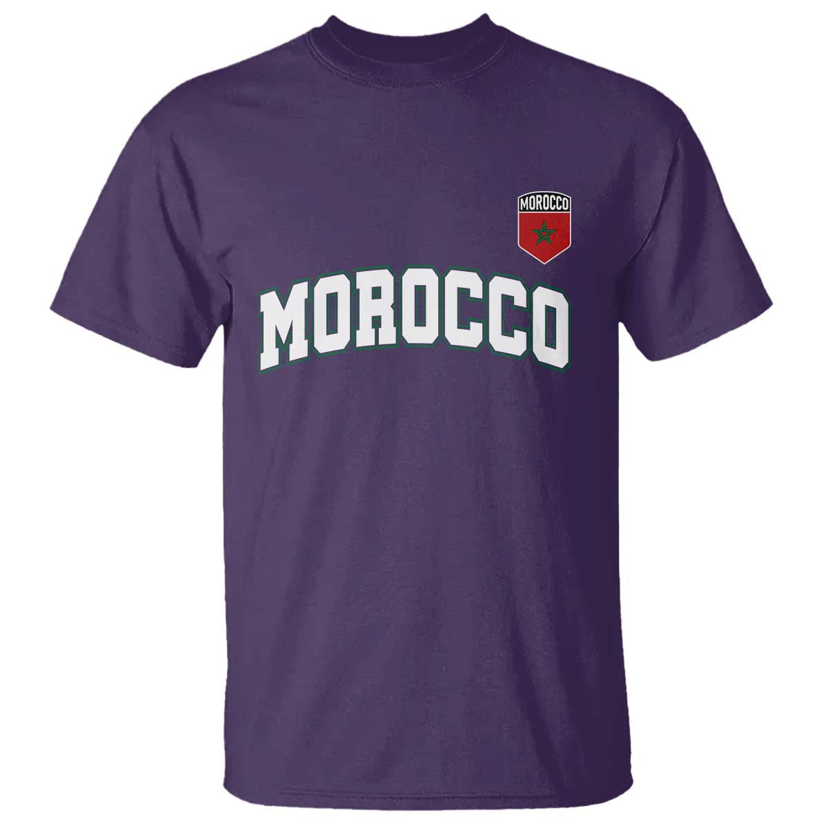 Morocco Moroccan Flag Vintage Pride T Shirt