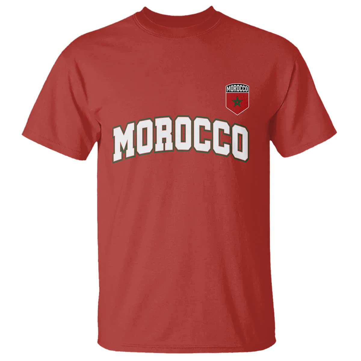 Morocco Moroccan Flag Vintage Pride T Shirt
