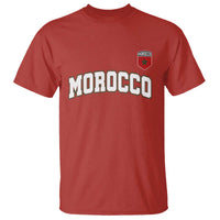 Morocco Moroccan Flag Vintage Pride T Shirt