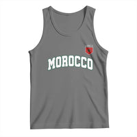 Morocco Moroccan Flag Vintage Pride Tank Top