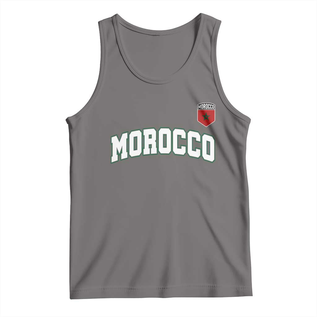 Morocco Moroccan Flag Vintage Pride Tank Top