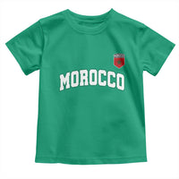 Morocco Moroccan Flag Vintage Pride Toddler T Shirt