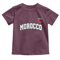 Morocco Moroccan Flag Vintage Pride Toddler T Shirt