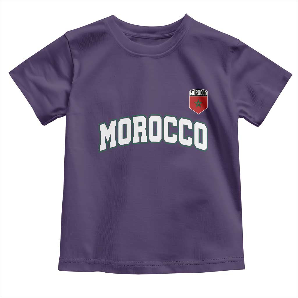 Morocco Moroccan Flag Vintage Pride Toddler T Shirt