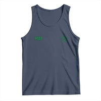 Morocco Tank Top Green Star Minimalist Patriotic Pride Gift for Proud Moroccan