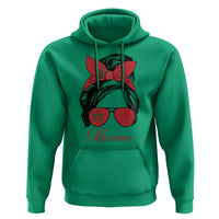 Morocco Girl Hoodie Moroccan Princess Morocco Flag Messy Bun