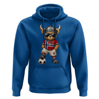 Norway Soccer Fan Hoodie Cool Viking Bear Nordic Football Norwegian Flag