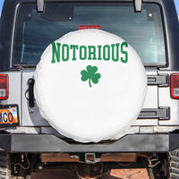 Irish Pride Boxing Fighting Notorious Spare Tire Cover Retro Shamrock Varsity Irish Lucky Clover Graphic